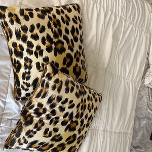 Cheetah pillows
